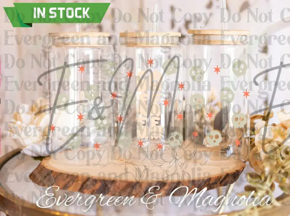 PNG_SpookyCoffee UV DTF print