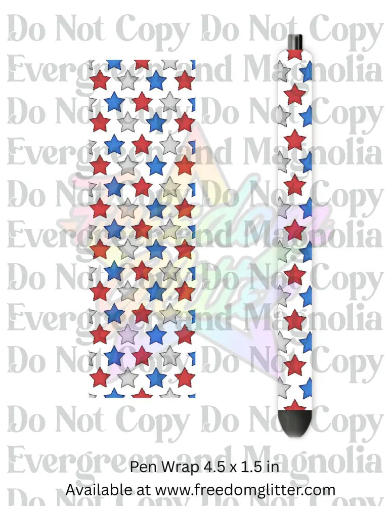 Patriotic Stars 1 (Printed Vinyl)