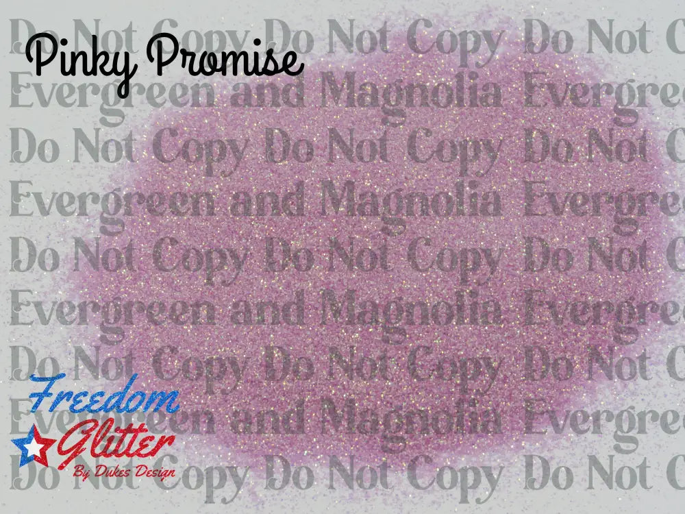 Pinky Promise (UV Glitter)