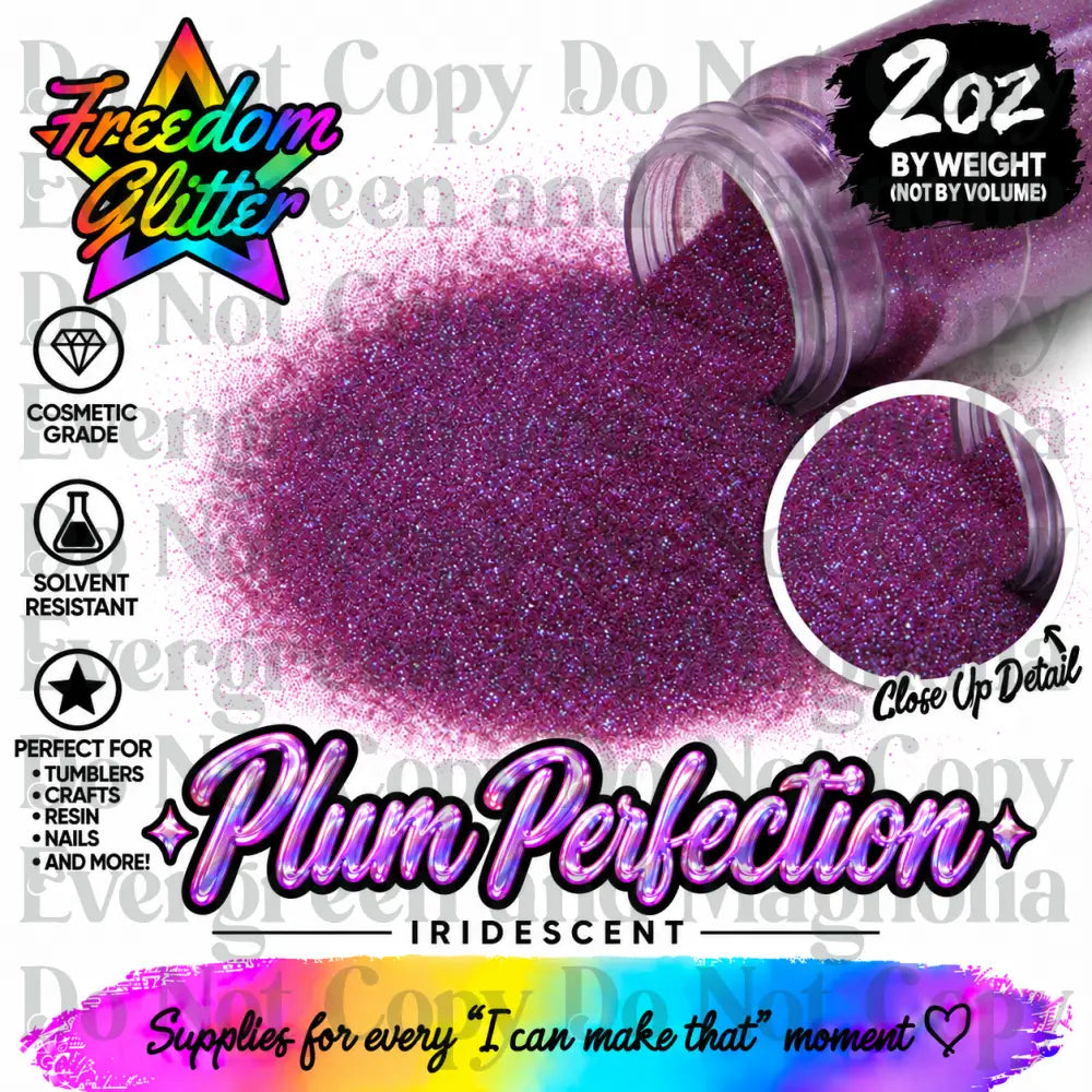 Plum Perfection (High Sparkle Iridescent)