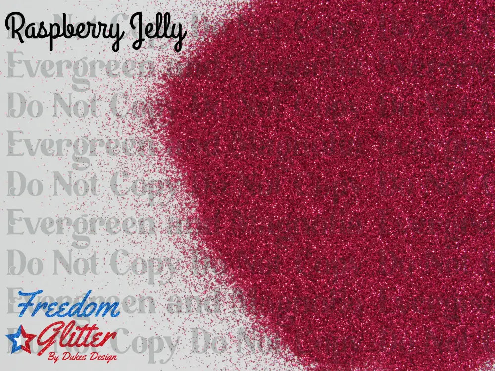 Raspberry Jelly (Metallic Glitter)