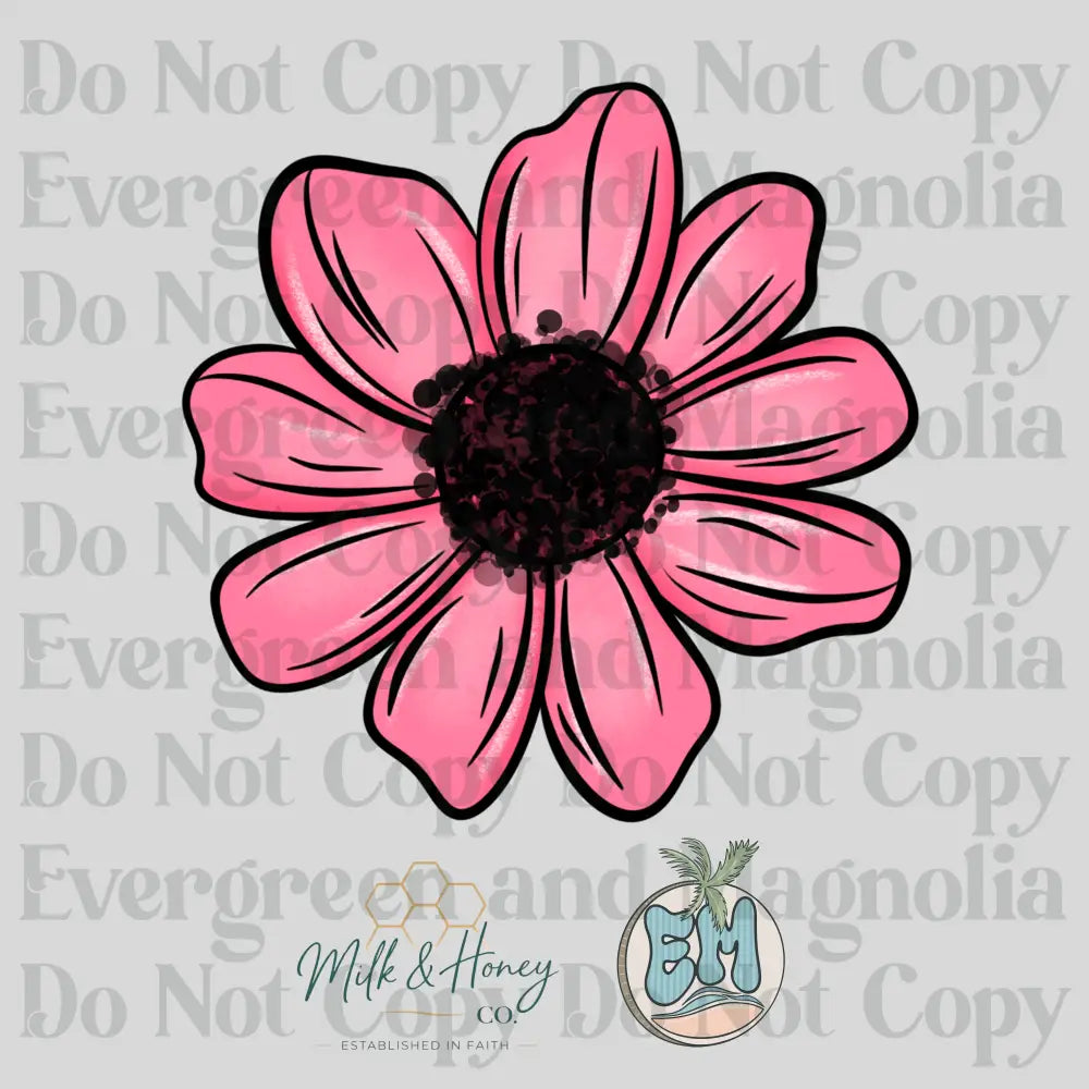 Retro Pink Flower Collection