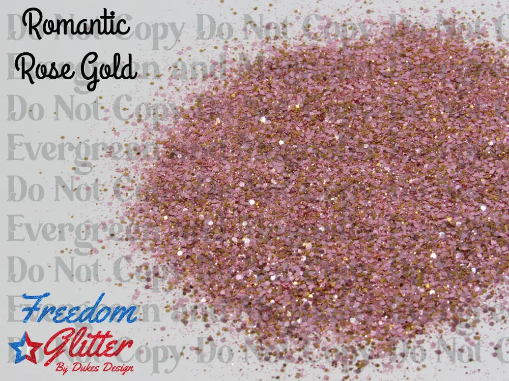 Romantic Rose Gold (Metallic Glitter)