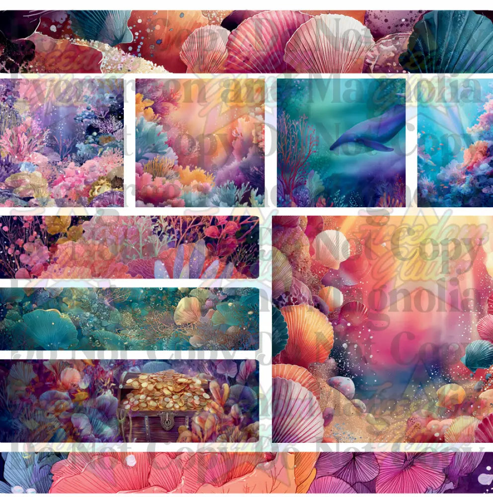 Mixed Image Sheet - Sea Depths (Printed Vinyl)