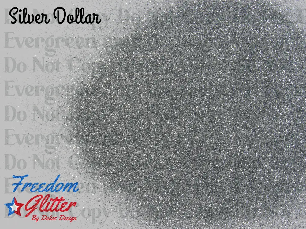Silver Dollar (Metallic Glitter)