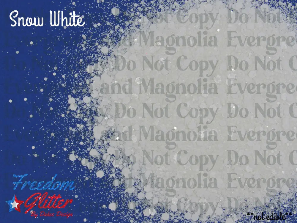 Snow White (Pearl Iridescent Glitter)