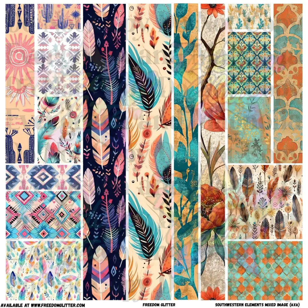 Pen Mixed Elements - Southwestern (Printed Vinyl)
