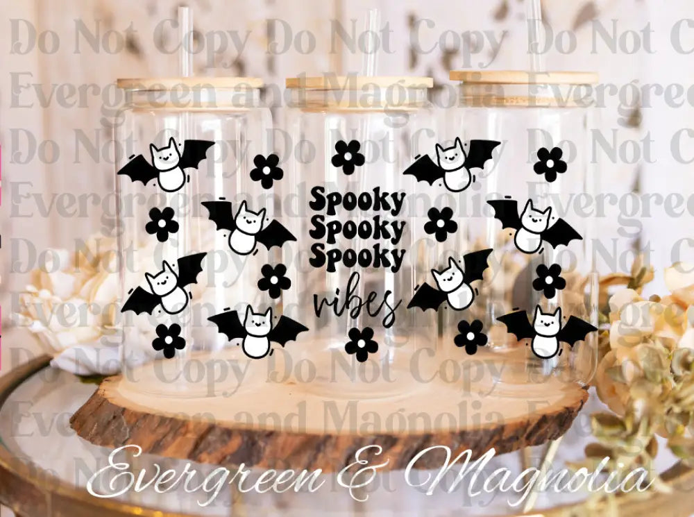 SpookyVibes2 UV DTF print