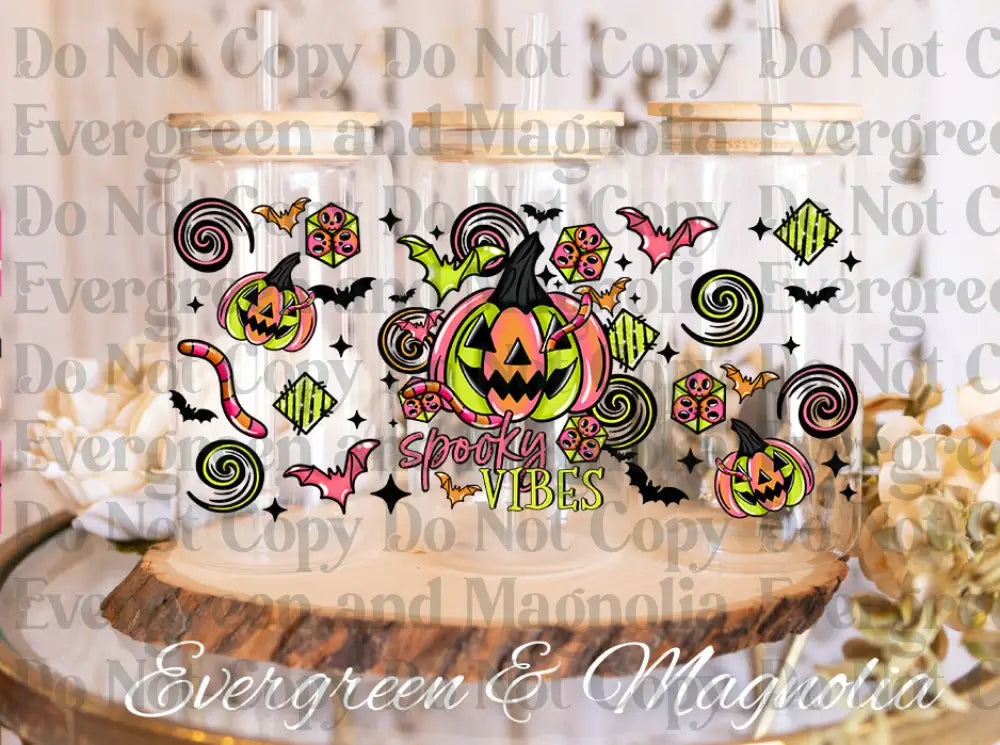 Spooky vibes neon