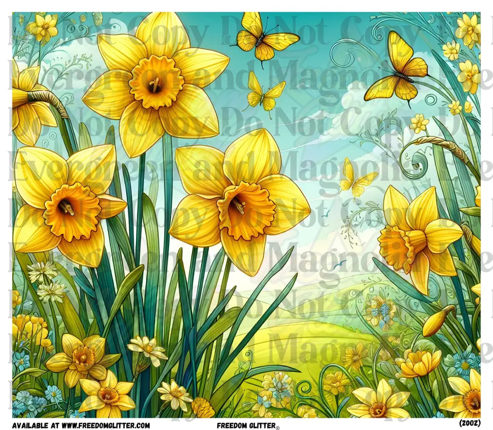 Spring Daffodils (Printed Vinyl)