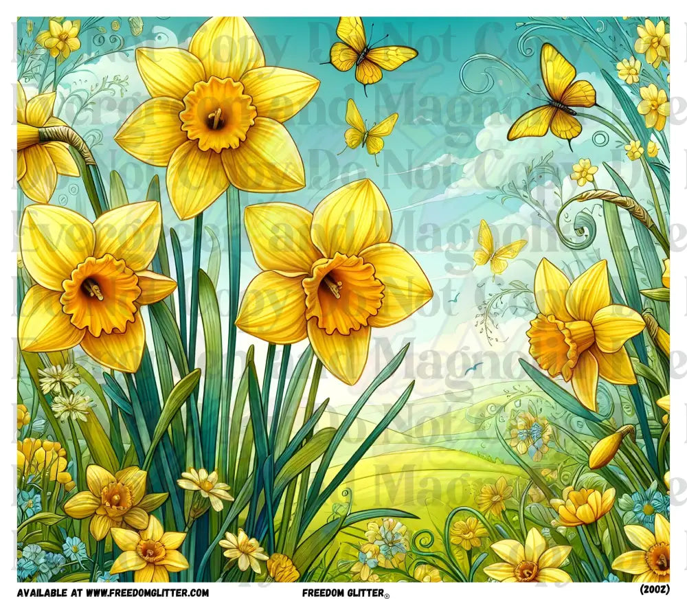 Spring Daffodils (Printed Vinyl)