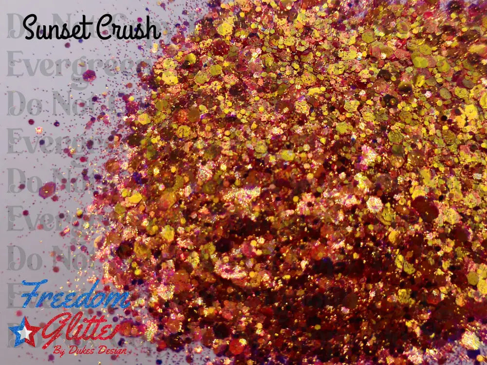 Sunset Crush (High Sparkle Iridescent Glitter)
