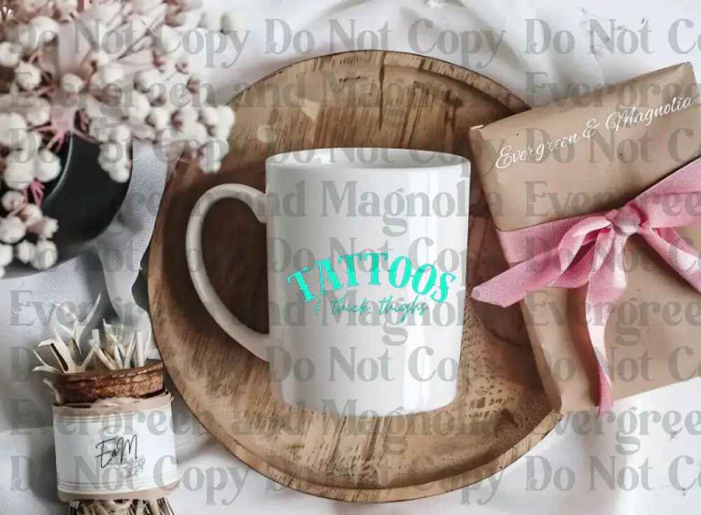 Tattoos and thighs Decal