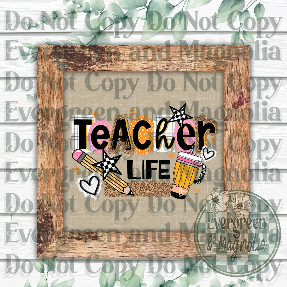 Teacher life retro