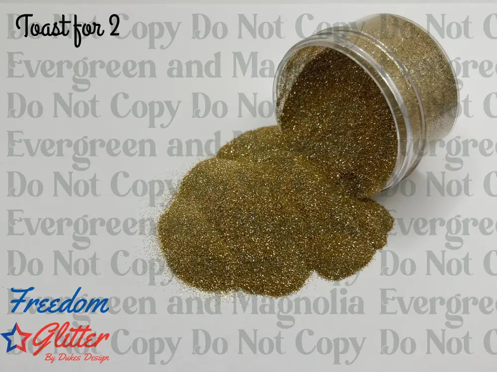 Toast for 2 (Metallic Glitter)