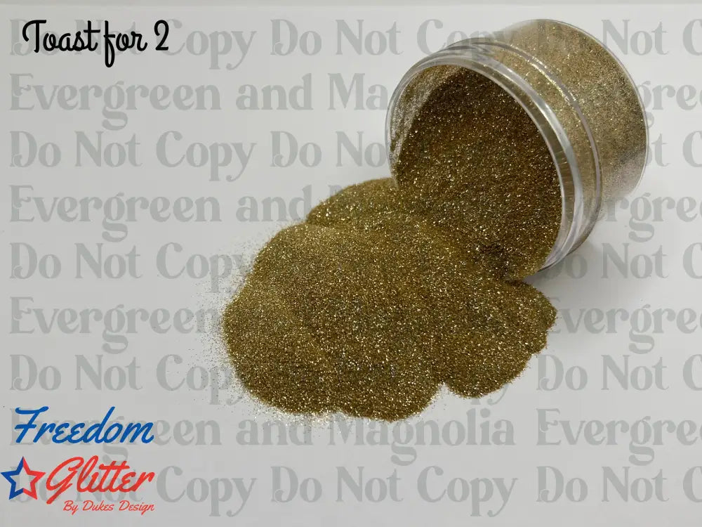 Toast for 2 (Metallic Glitter)