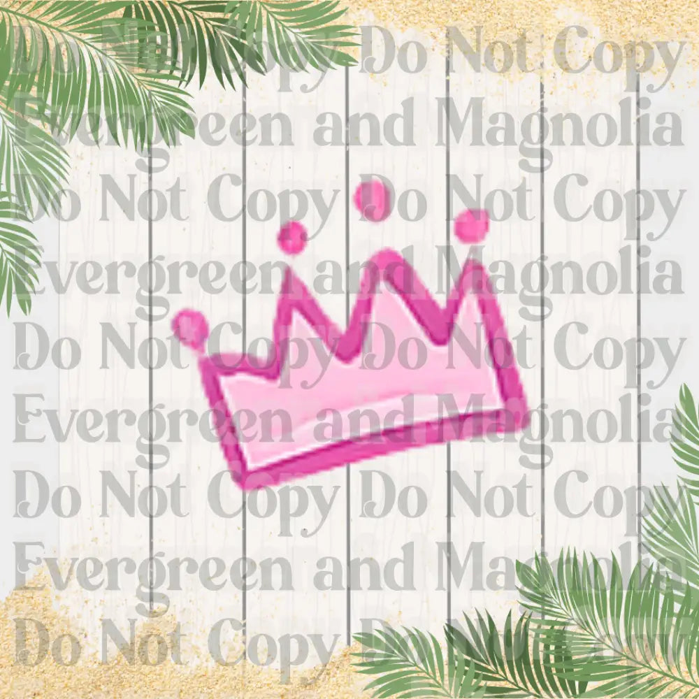 Pink Crown 3D Collection
