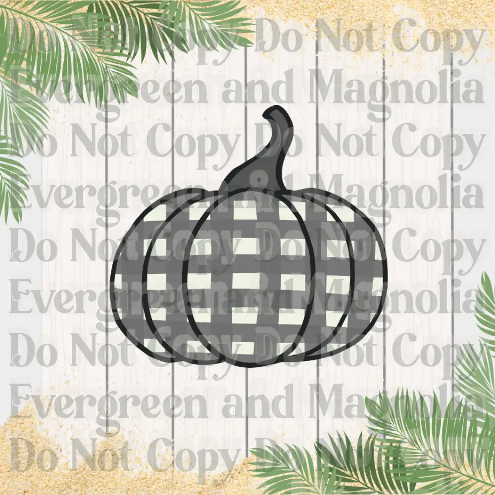 Check Pumpkin 3D Collection
