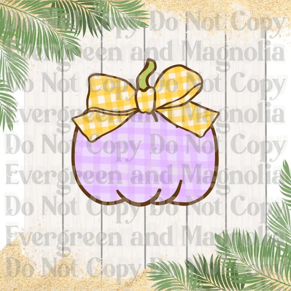 Pastel Checkered Pumpkin 3D Collection