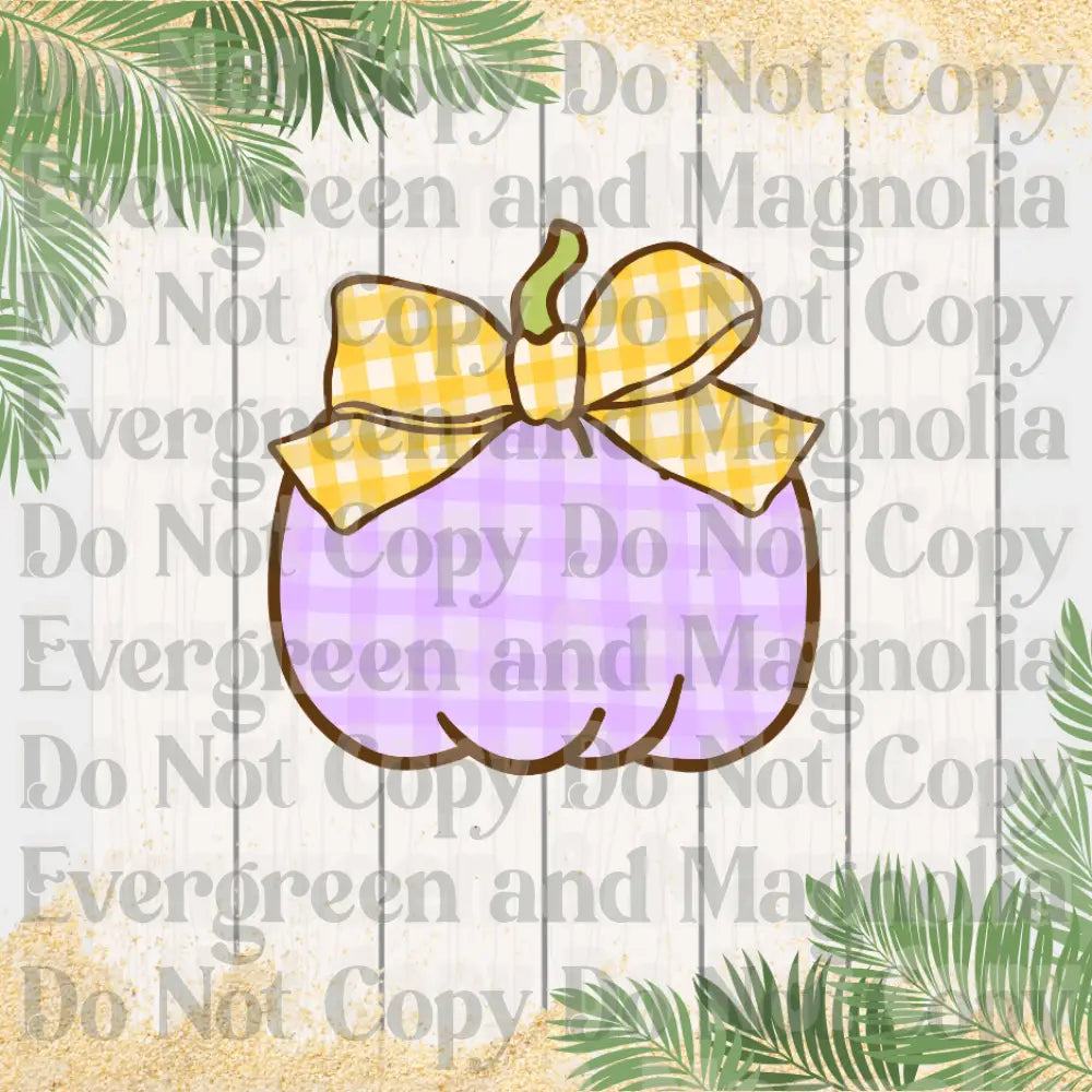 Pastel Checkered Pumpkin 3D Collection