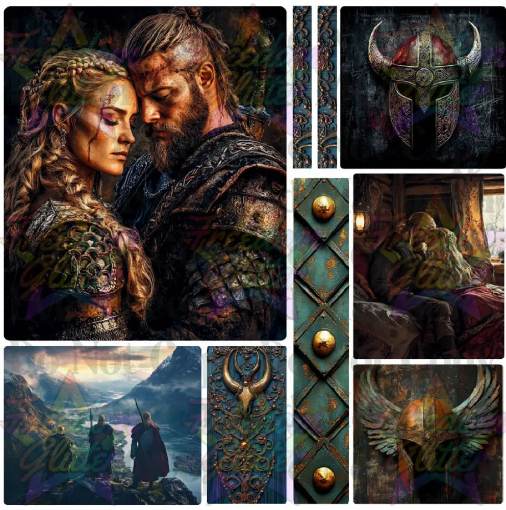Mixed Image Sheet - Viking 2 (Printed Vinyl)