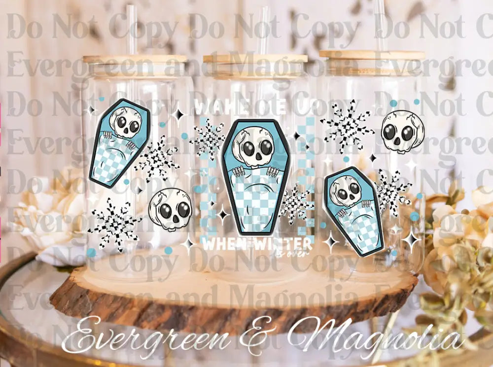 Wake me when winter is over white