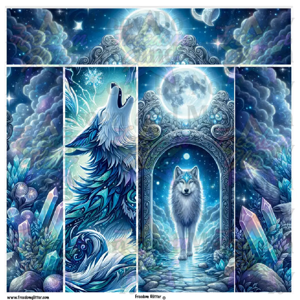Mixed Image Sheet - Wolf 1 (Printed Vinyl)