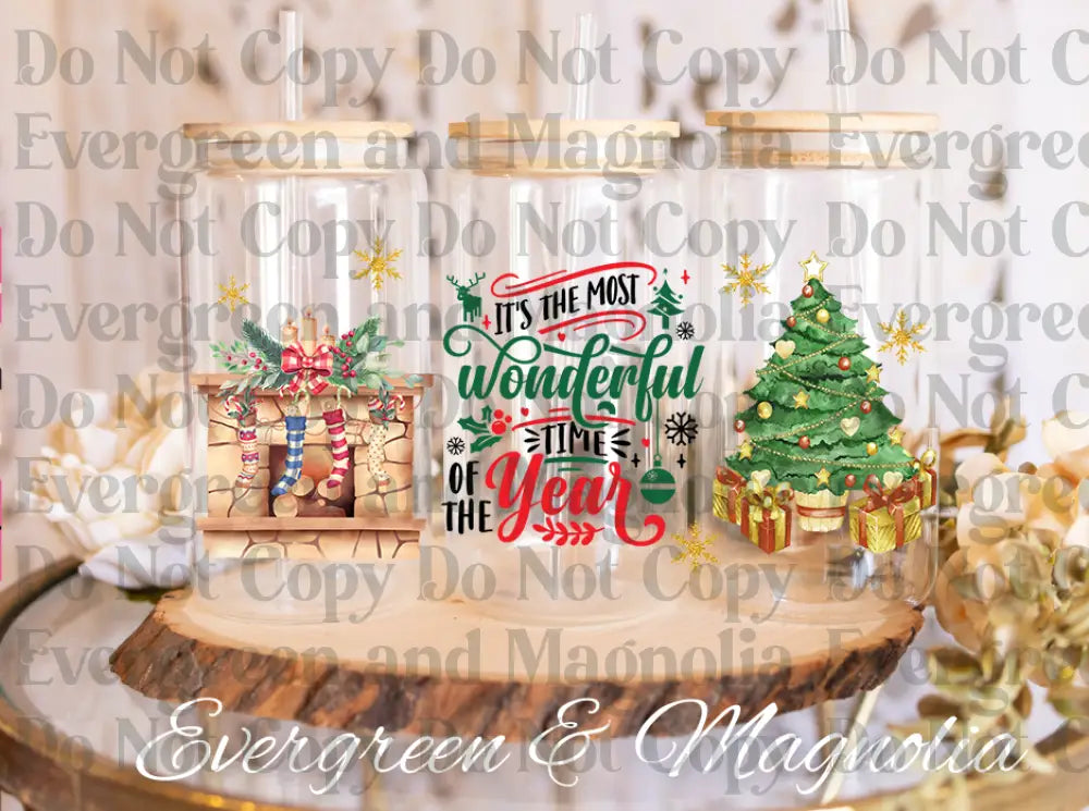 Wonderful time Christmas Plaid (1)