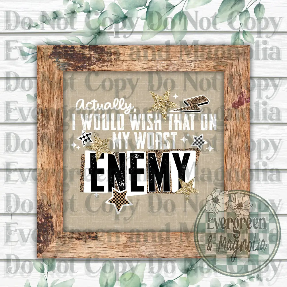 Worst Enemy (White)