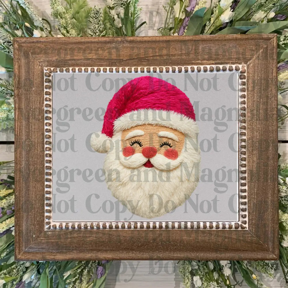 Yarn Santa pink