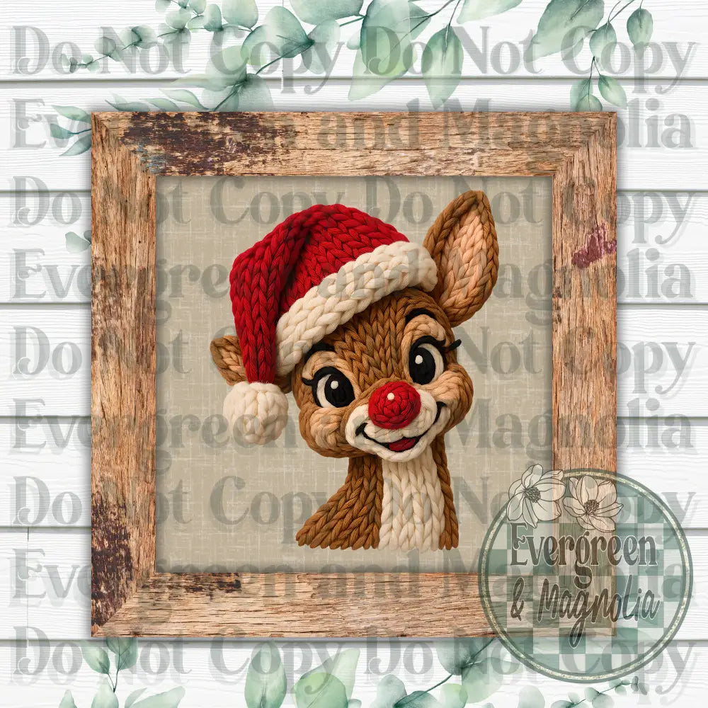 Yarn Cute Reindeer