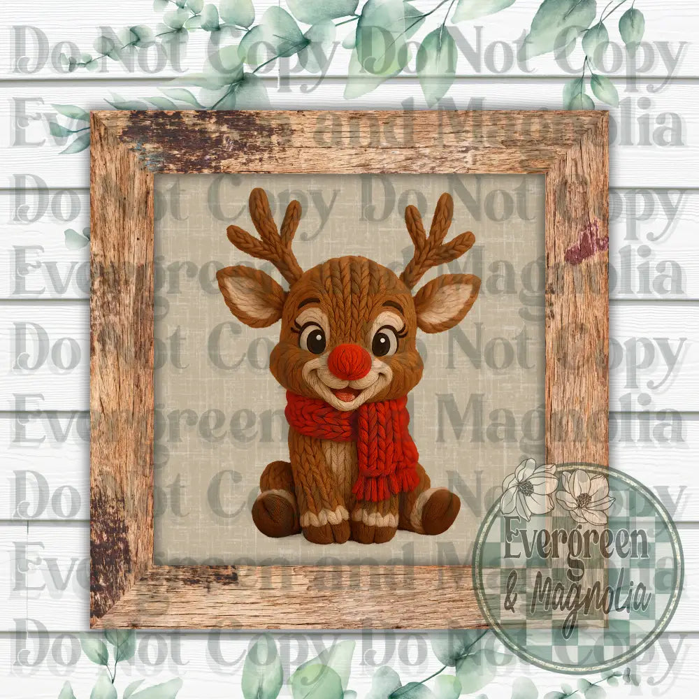 Yarn Reindeer
