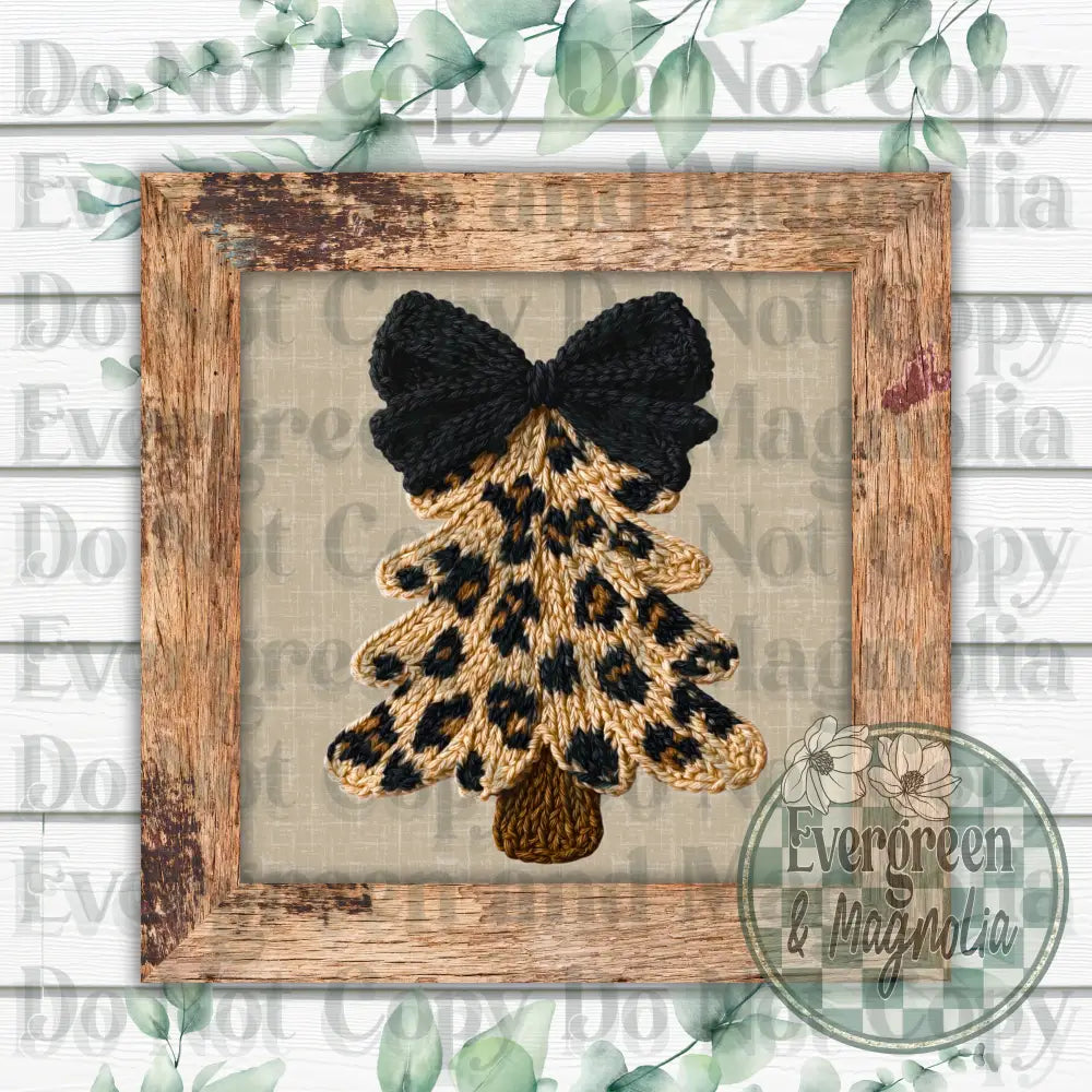 Knit Leopard Tree