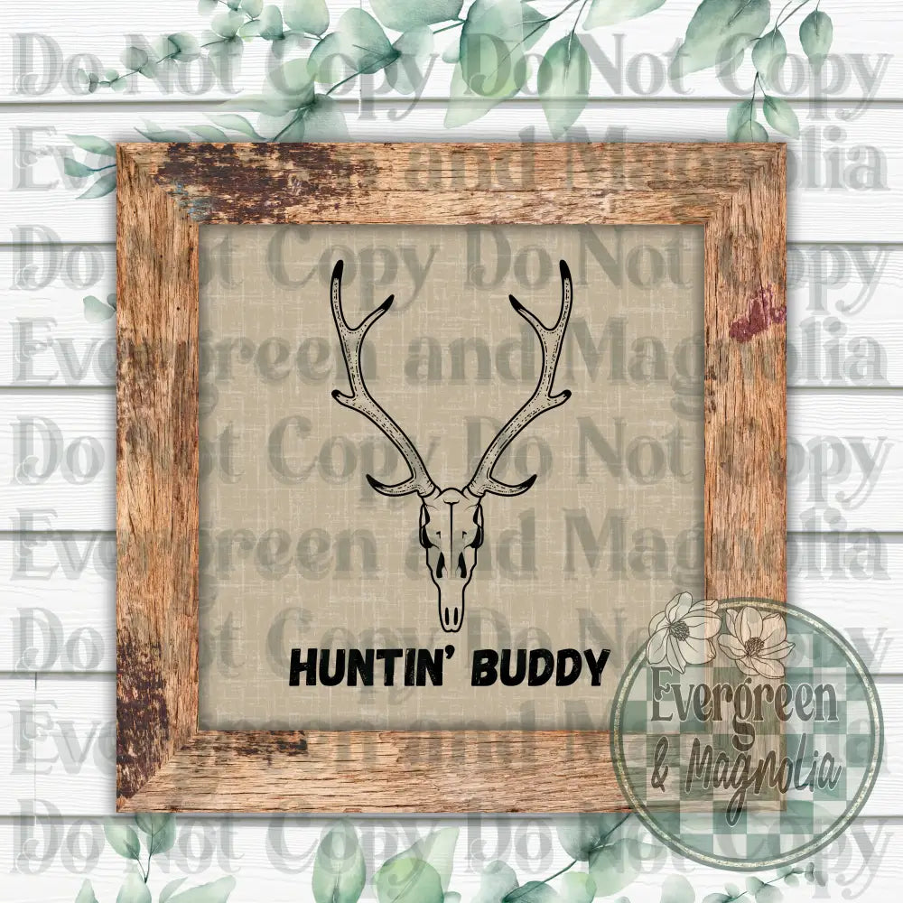 Huntin' Buddy Decal