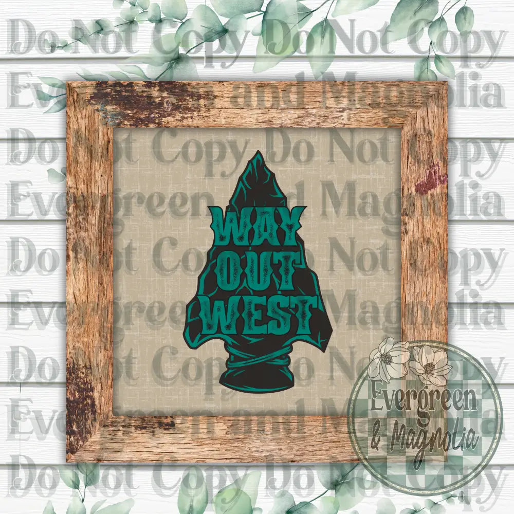 Way Out West Decal
