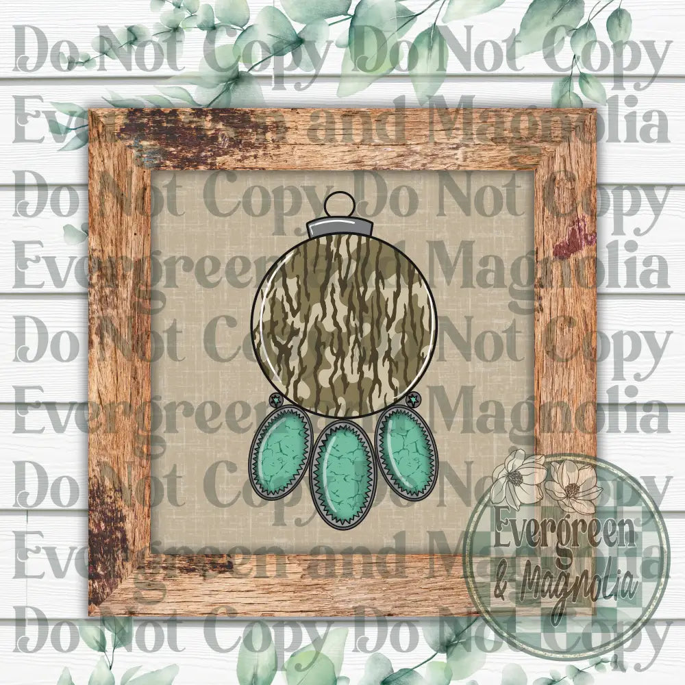 Camo Ornament Decal