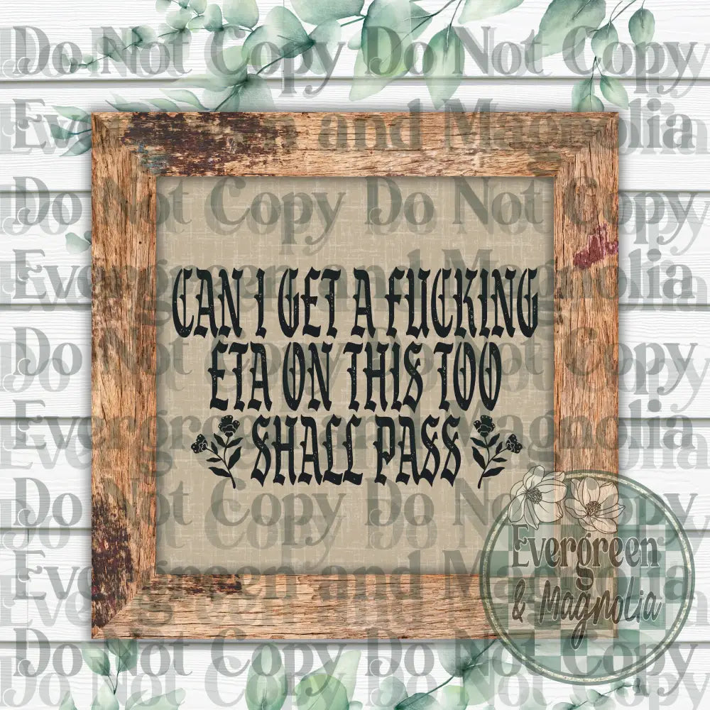 This too shall pass
