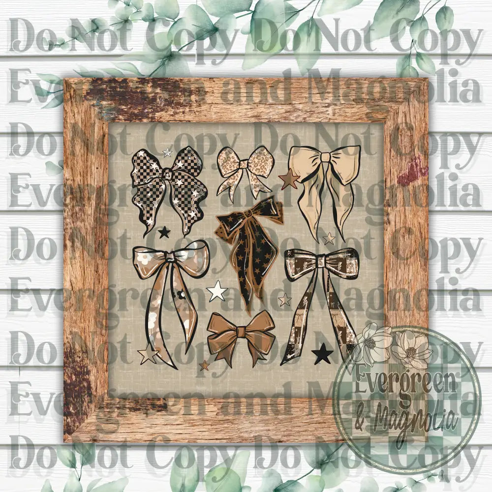 Trendy Bows Collage