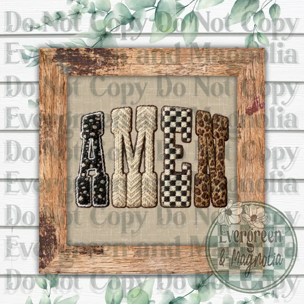 Amen Animal Print