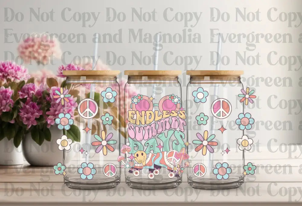 Endless Summer Days Uv Dtf Print