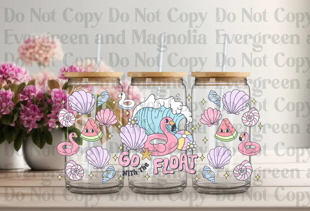 Go With The Float Summer Uv Dtf Print