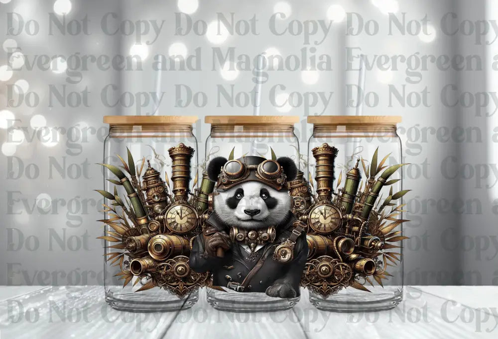Goggle Steampunk Panda