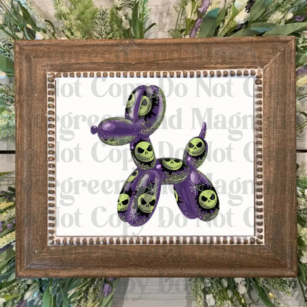 halloween balloon dog Decal