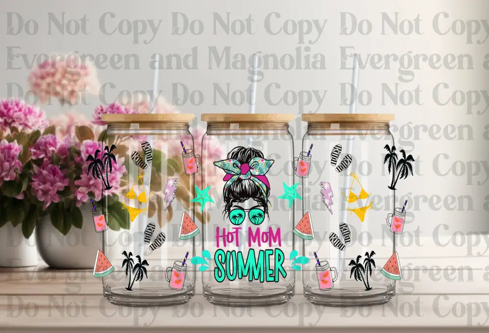 Hot Mom Summer Uv Dtf Print
