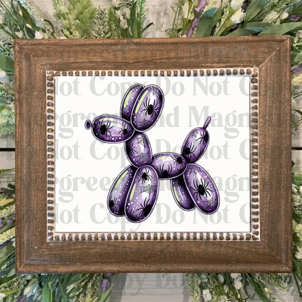 spider balloon dog5 Decal