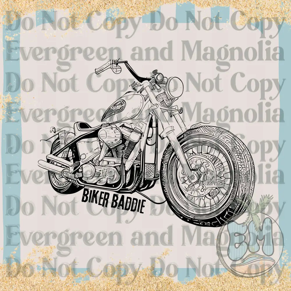 Biker baddie motorcycle
