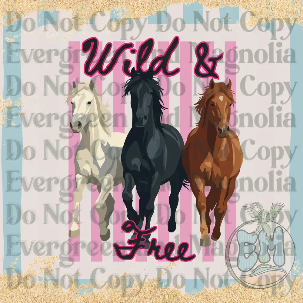 Wild & Free (pink)