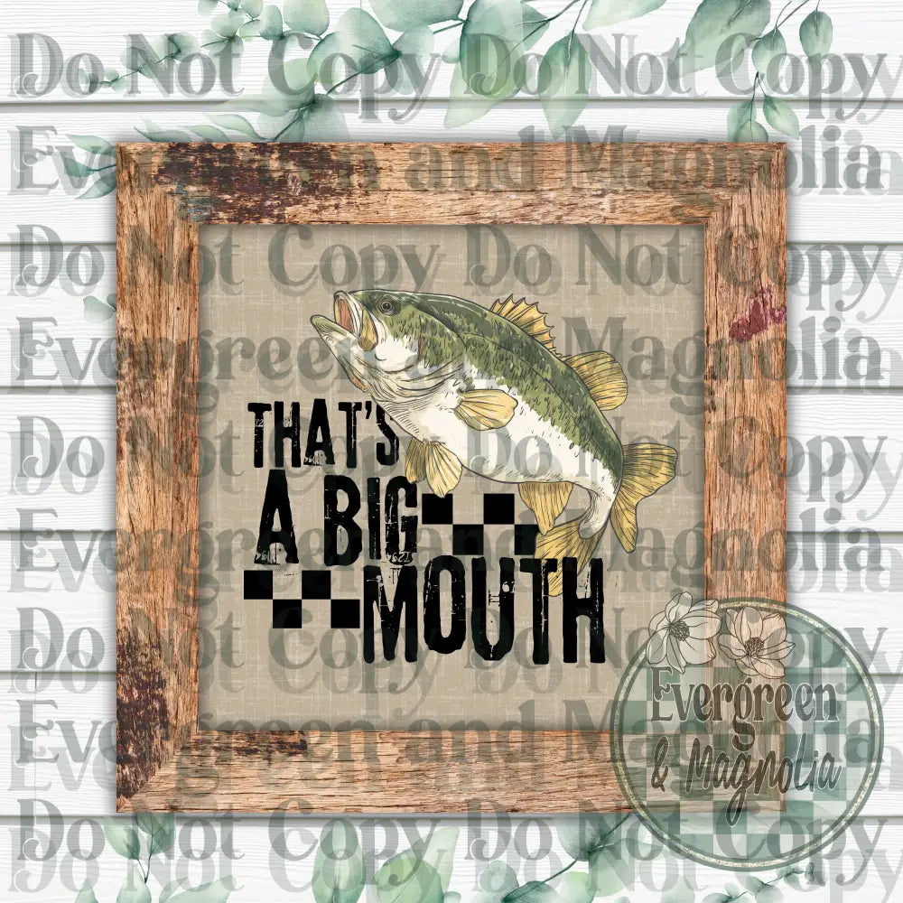 That's a big mouth (checkers)