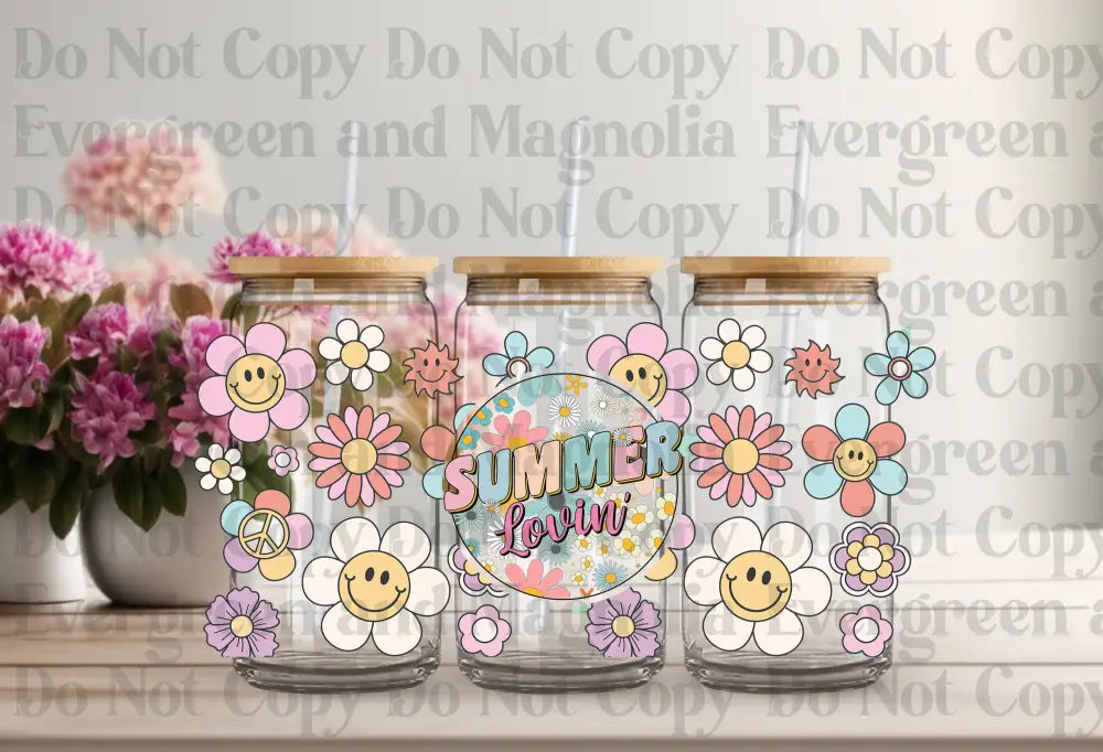 Summer Lovin Uv Dtf Print