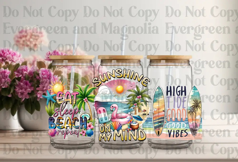 Sunshine On My Mind 3 Uv Dtf Print